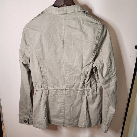 Cotton Jacket Olive&Oal beige vintage Y2k blazer - Picture 3 of 8